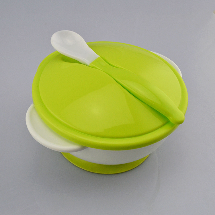 Baby Led Weaning Set - ชามกันลื่นสำหรับเด็ก จานอาหารแบบดูดติดแน่น ไม่แตกหัก สำหรับการป้อนอาหารด้วยตัวเองของเด็กเล็ก ชุดจานชามสำหรับเด็กวัยหัดเดิน