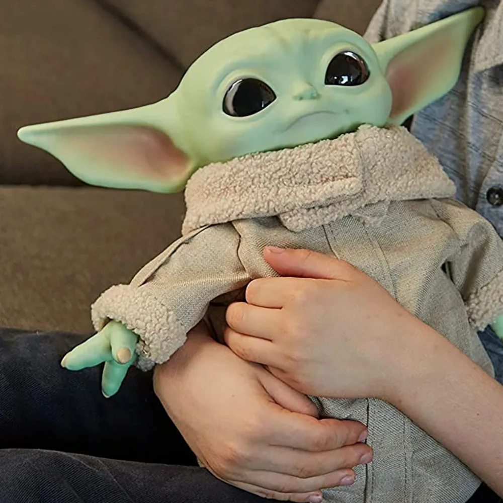 Baby Yoda Products - 17-28 ซม. ภาพยนตร์ดิสนีย์สตาร์วอร์ส 28 ซม. เบบี้โยดาแอ็คชั่นฟิกเกอร์ของเล่นตุ๊กตาของเล่นเด็กของขวัญวันเกิด