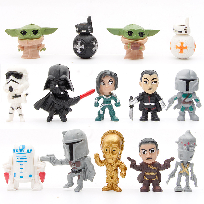 Baby Yoda Products - ฟิกเกอร์แอคชั่น ดาร์ธ เวเดอร์ แมนดา ลอเรียน ดีน