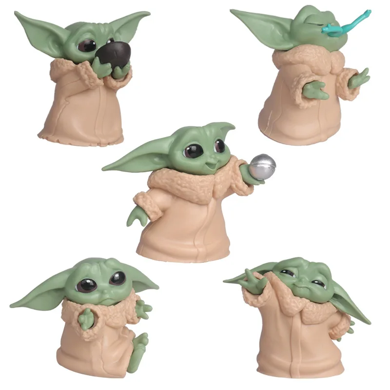 Baby Yoda Products - แบนได 5 ชิ้นสตาร์วอร์สของเล่นมาสเตอร์ เบบี้ โยดา ดาร์ธ