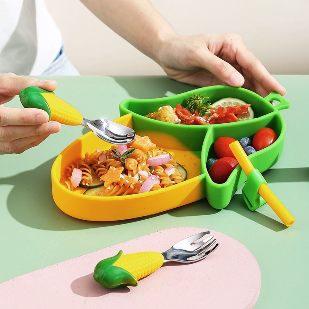 ชุดจานซิลิโคนลายการ์ตูนน่ารักแ - Baby Led Weaning Set บทวิจารณ์และราคา