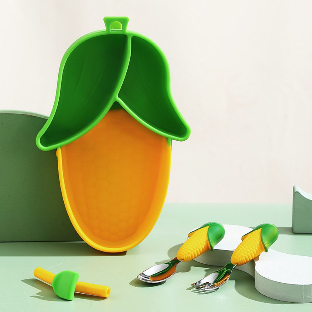 ชุดจานซิลิโคนลายการ์ตูนน่ารักแ - Baby Led Weaning Set บทวิจารณ์และราคา