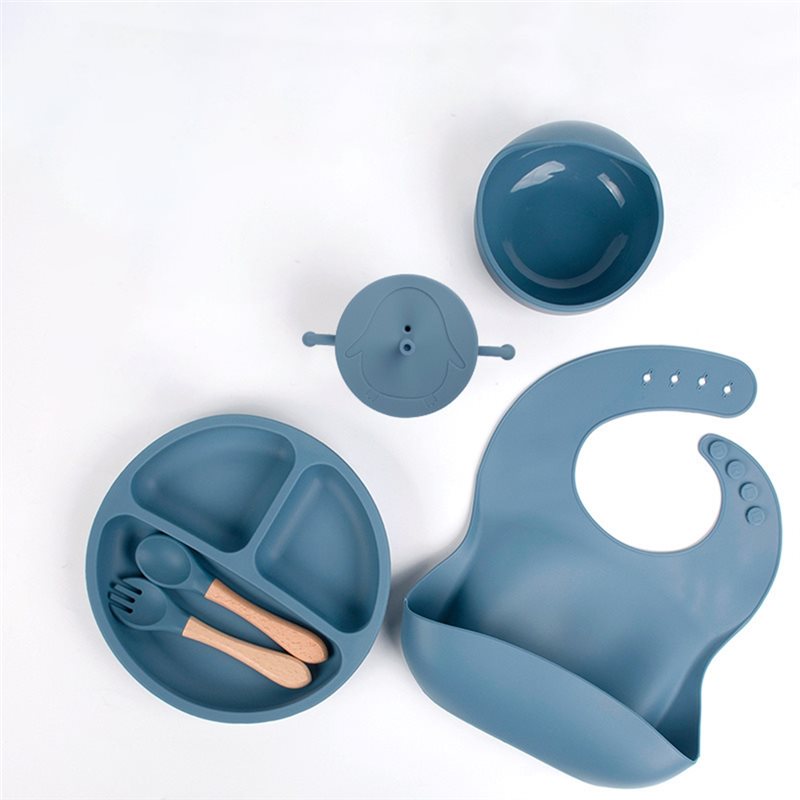 B05C-ชุดจานซิลิโคนสำหรับเด็ก ช - Baby Led Weaning Set บทวิจารณ์และราคา