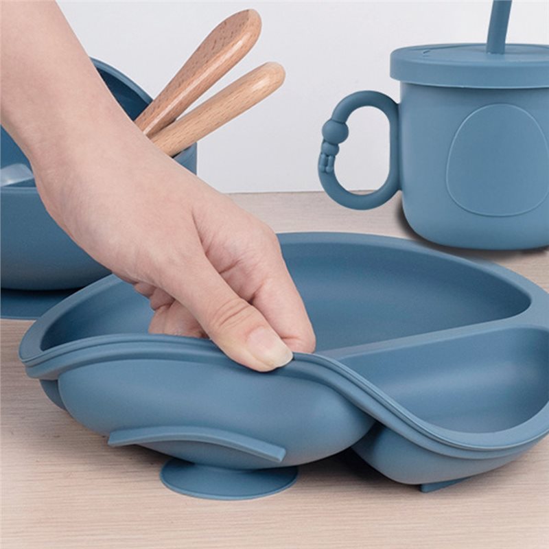 B05C-ชุดจานซิลิโคนสำหรับเด็ก ช - Baby Led Weaning Set บทวิจารณ์และราคา