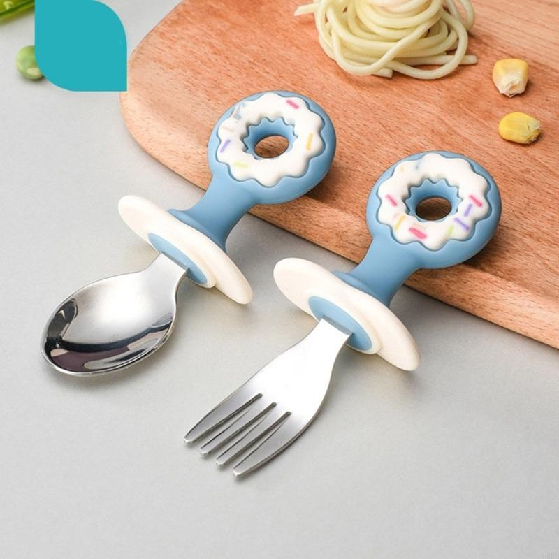 2 ชิ้น/3 ชิ้นช้อนส้อมเด็กชุดให - Baby Led Weaning Set บทวิจารณ์และราคา