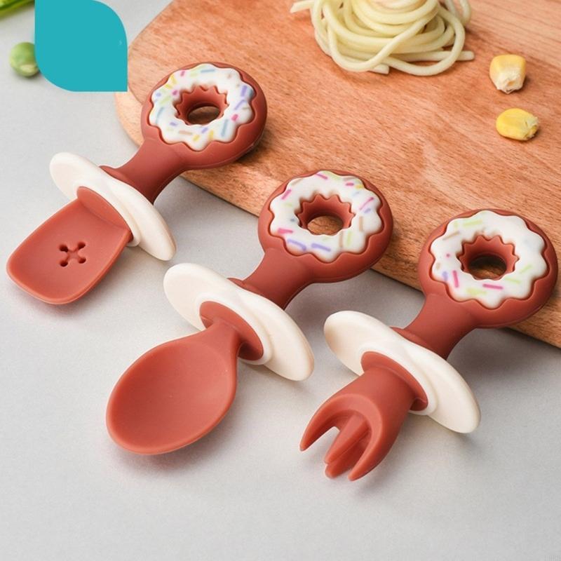 2 ชิ้น/3 ชิ้นช้อนส้อมเด็กชุดให - Baby Led Weaning Set บทวิจารณ์และราคา