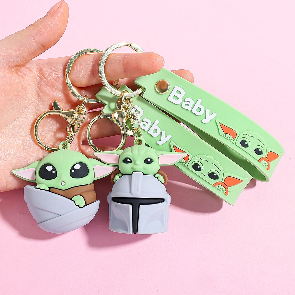 พวงกุญแจซิลิโคน 3D หลายแบบ ลาย - Baby Yoda Products บทวิจารณ์และราคา