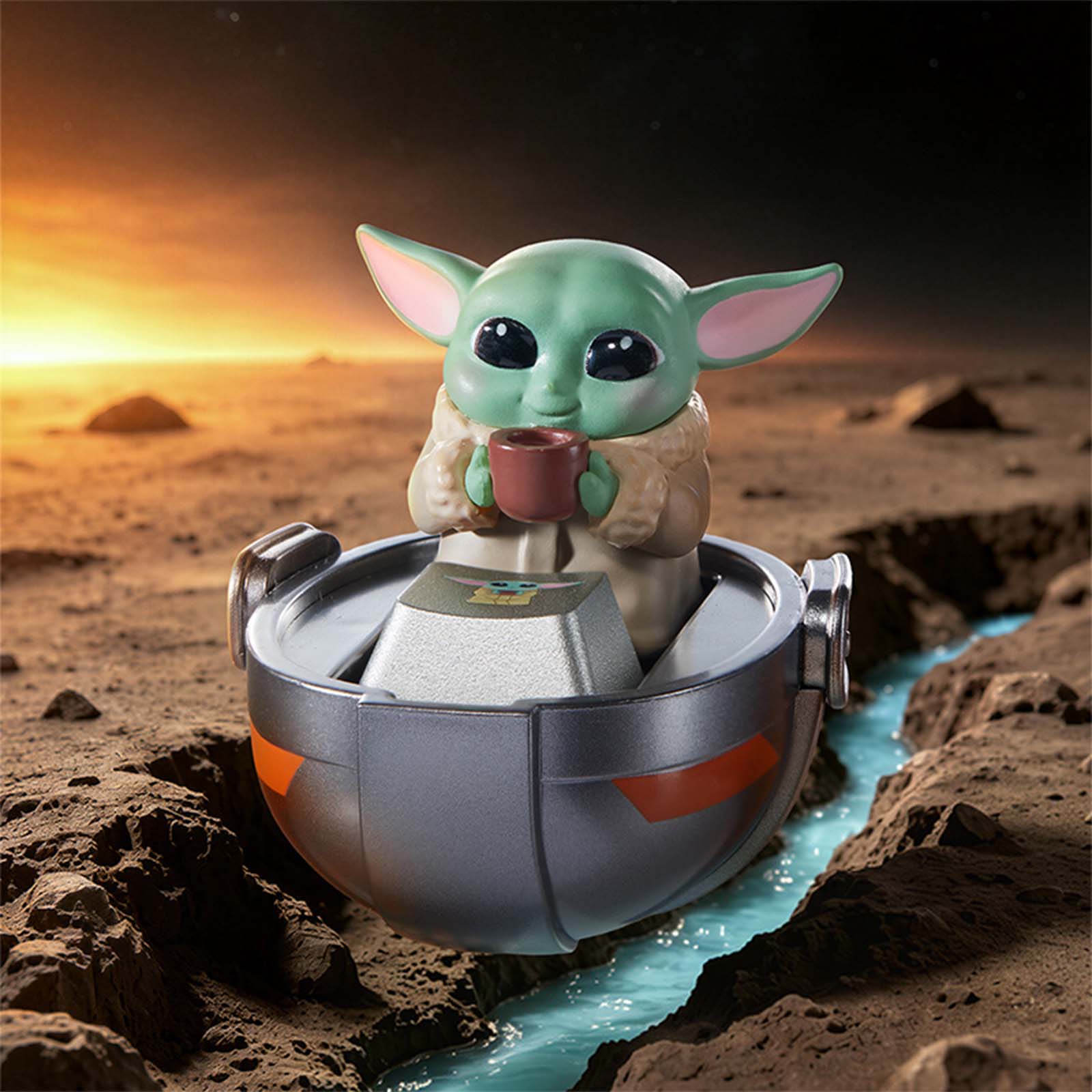 คีย์แคป Star Wars Grogu แบบสุ่ - Baby Yoda Products บทวิจารณ์และราคา