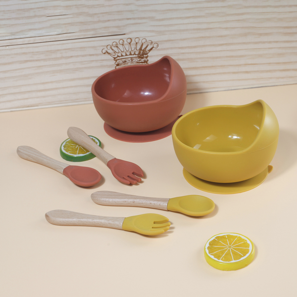 ชุดอาหารซิลิโคน, ชามและช้อนส้อ - Baby Led Weaning Set บทวิจารณ์และราคา