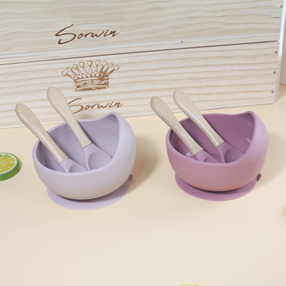 ชุดอาหารซิลิโคน, ชามและช้อนส้อ - Baby Led Weaning Set บทวิจารณ์และราคา