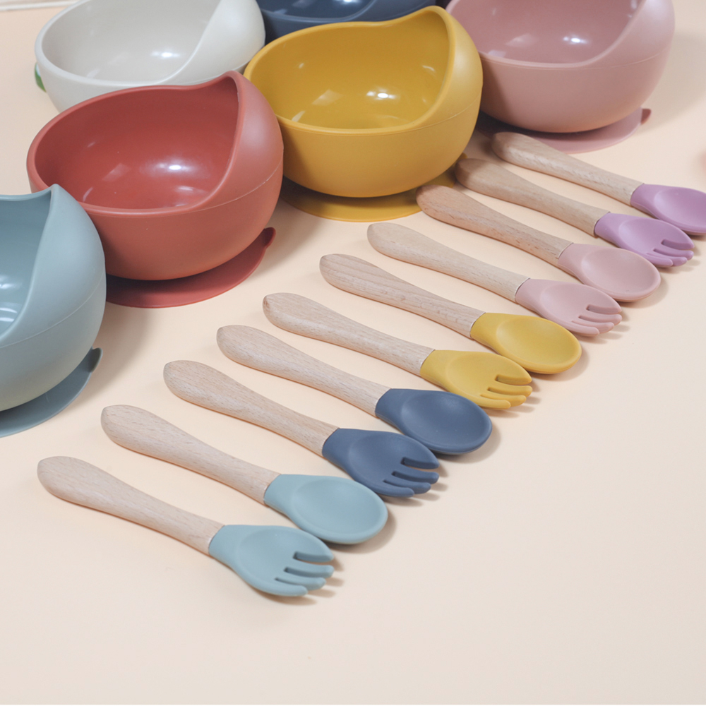 ชุดอาหารซิลิโคน, ชามและช้อนส้อ - Baby Led Weaning Set บทวิจารณ์และราคา