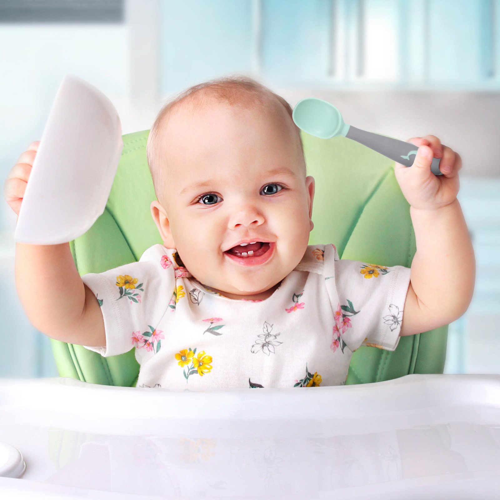 ชุดช้อนป้อนอาหารเด็ก ช้อนส้อมซ - Baby Led Weaning Set บทวิจารณ์และราคา