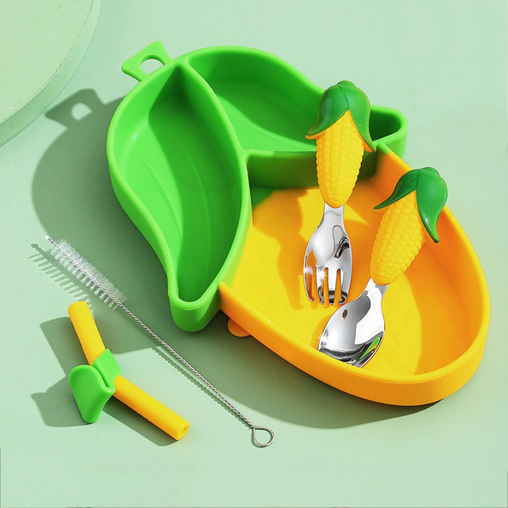 ชุดจานซิลิโคนลายการ์ตูนน่ารักแ - Baby Led Weaning Set บทวิจารณ์และราคา