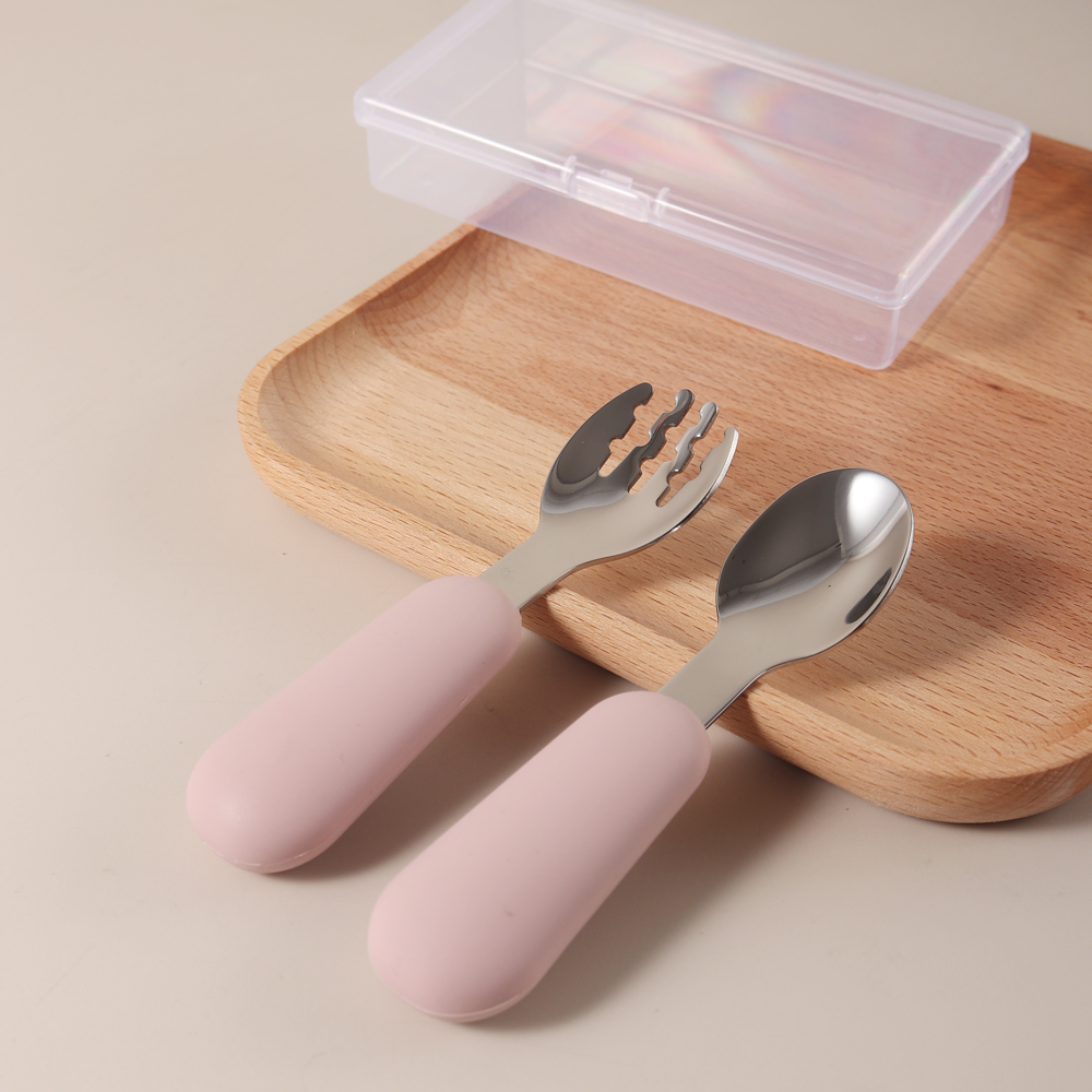 ชุดช้อนและส้อมสำหรับเด็กแบบปรั - Baby Led Weaning Set บทวิจารณ์และราคา