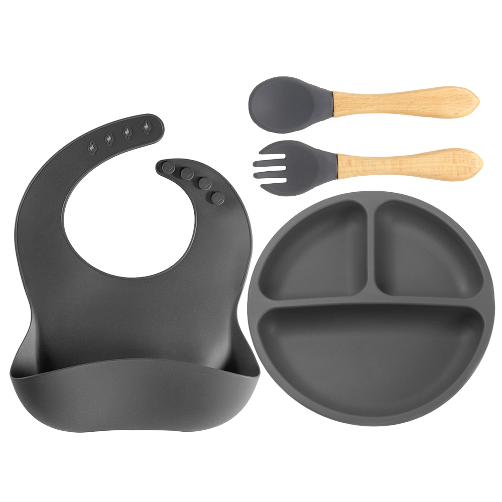ชุดอาหารเด็กซิลิโคน 4 ชิ้น ชุด - Baby Led Weaning Set บทวิจารณ์และราคา