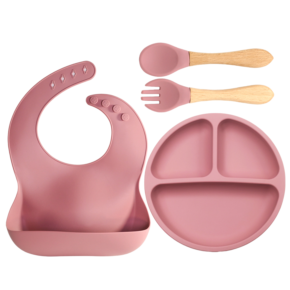 ชุดอาหารเด็กซิลิโคน 4 ชิ้น ชุด - Baby Led Weaning Set บทวิจารณ์และราคา